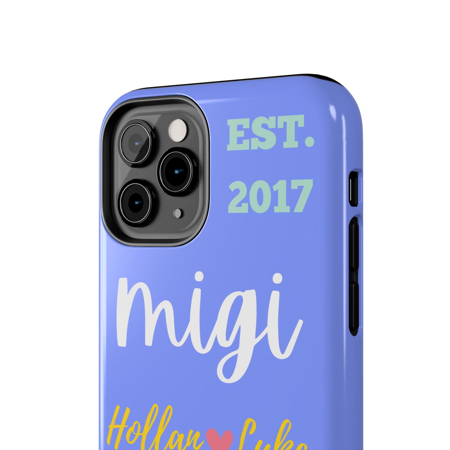 Personalized Tough Phone Case - EST. 2017 with Custom Names