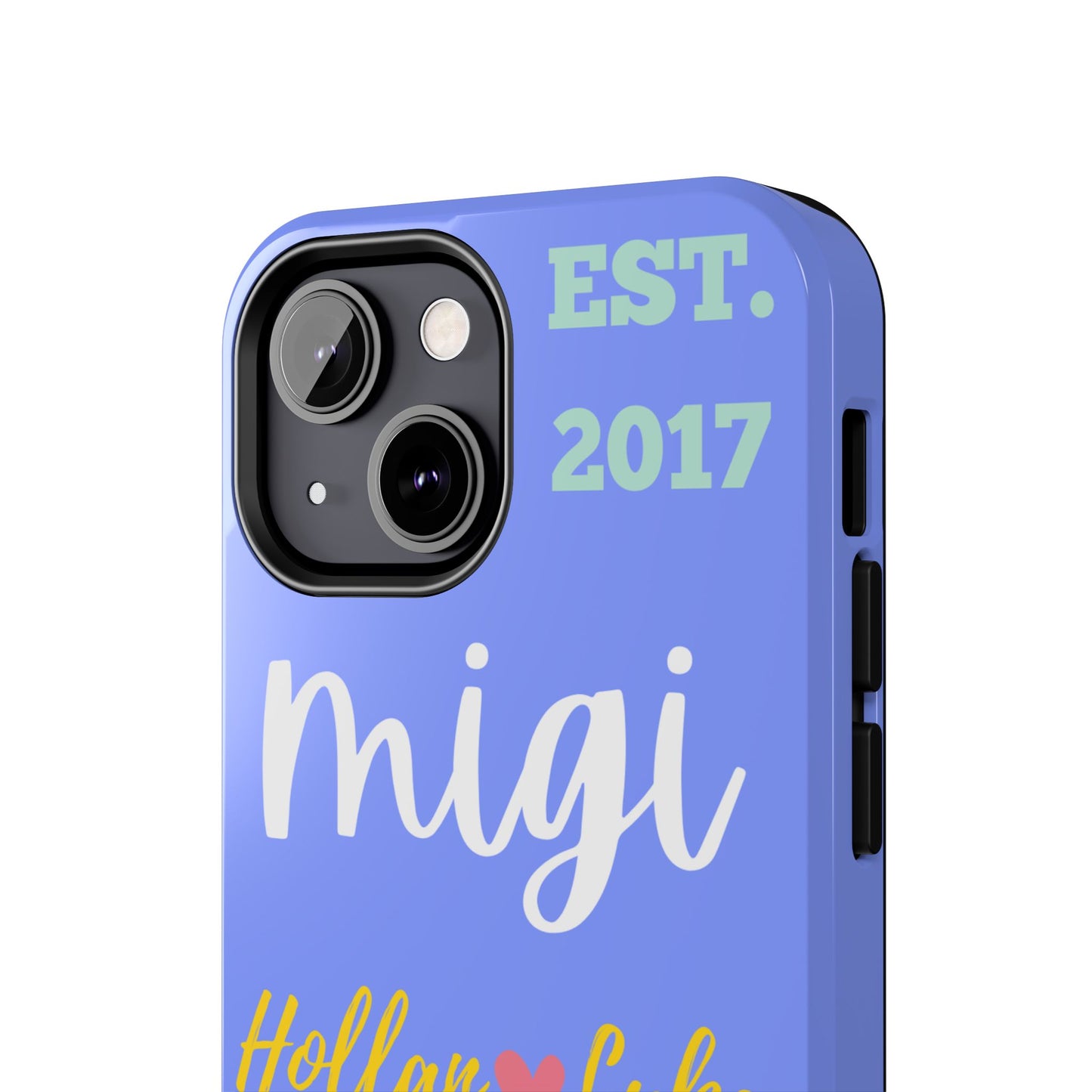 Personalized Tough Phone Case - EST. 2017 with Custom Names