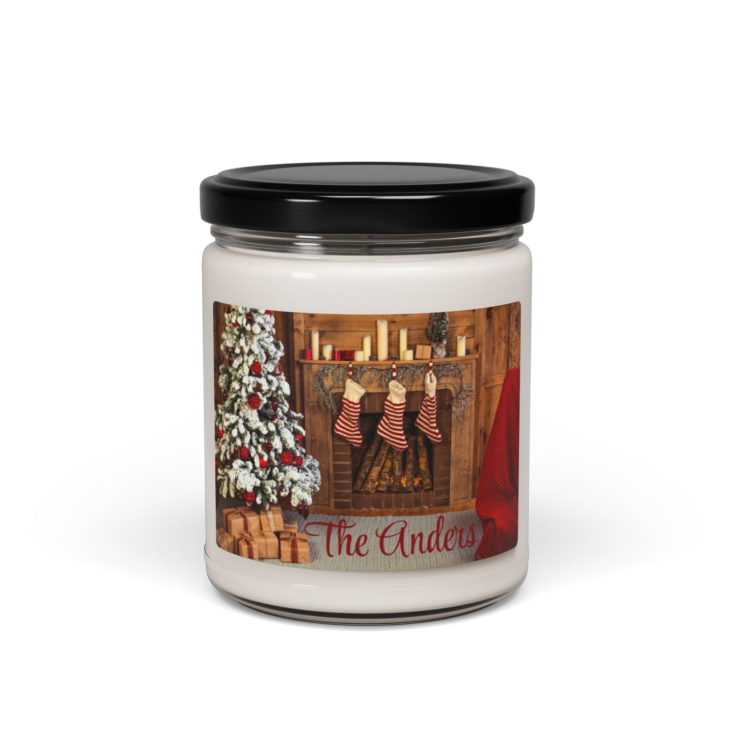 Personalized Holiday Scented Candle | Cozy Home Decor | Unique Gift for Christmas, Housewarming, Weddings, Family Gatherings, Relaxation