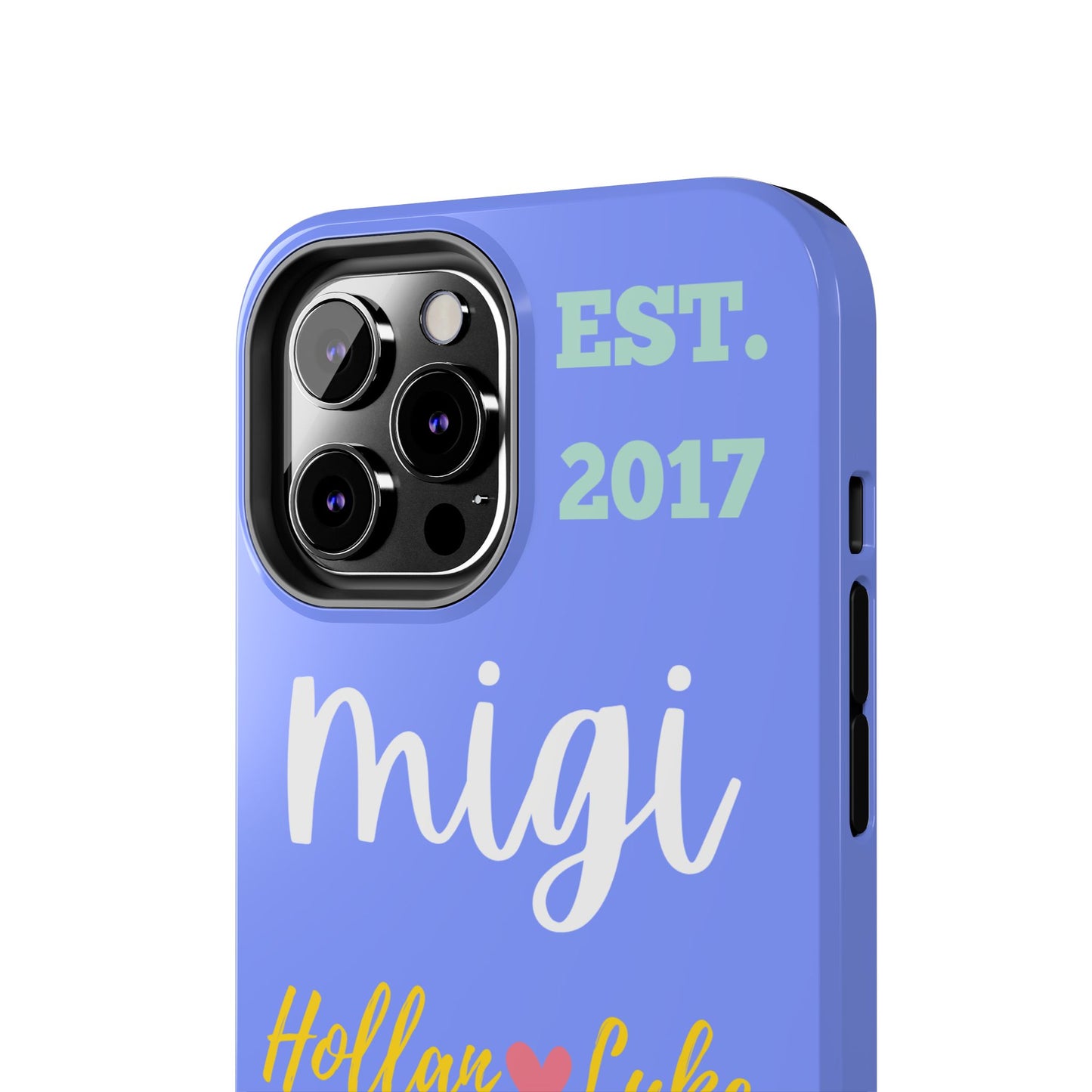 Personalized Tough Phone Case - EST. 2017 with Custom Names