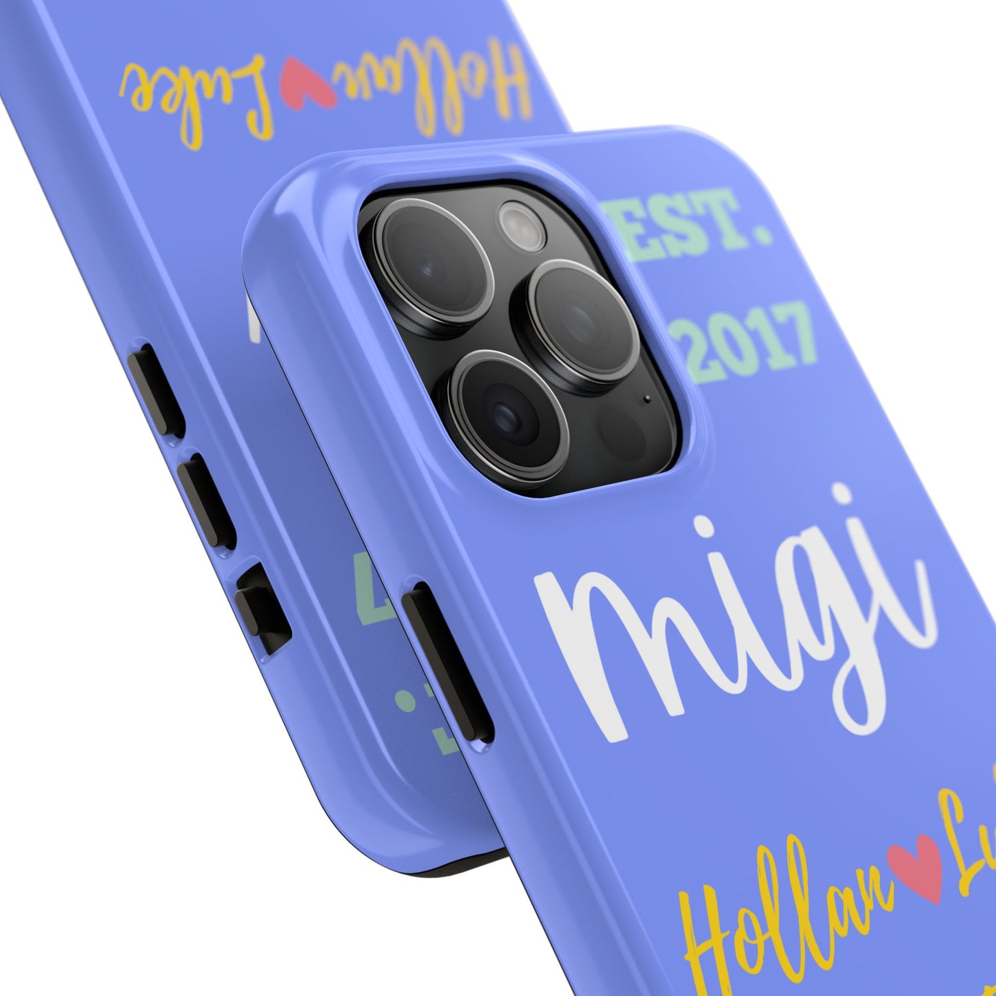 Personalized Tough Phone Case - EST. 2017 with Custom Names