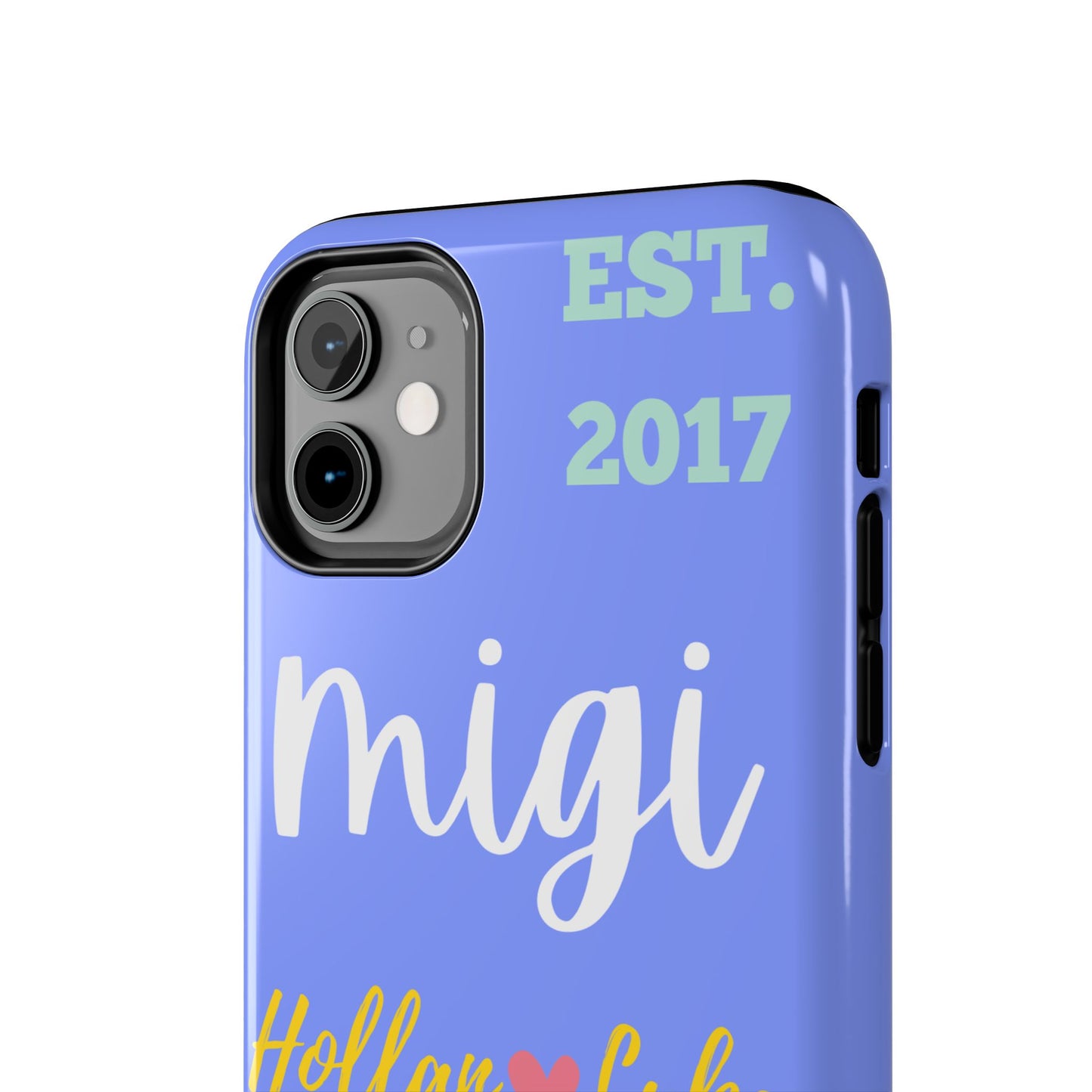 Personalized Tough Phone Case - EST. 2017 with Custom Names