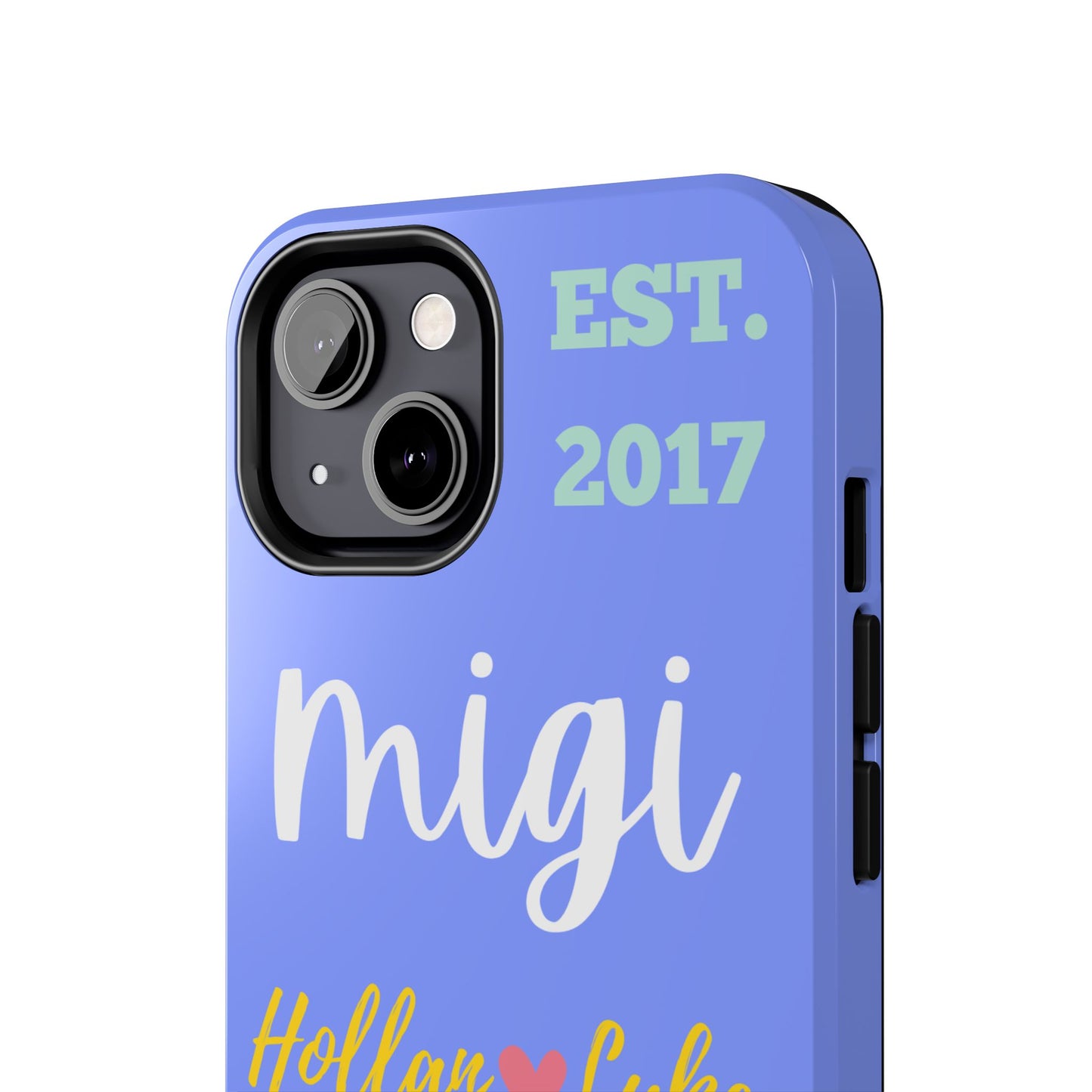 Personalized Tough Phone Case - EST. 2017 with Custom Names