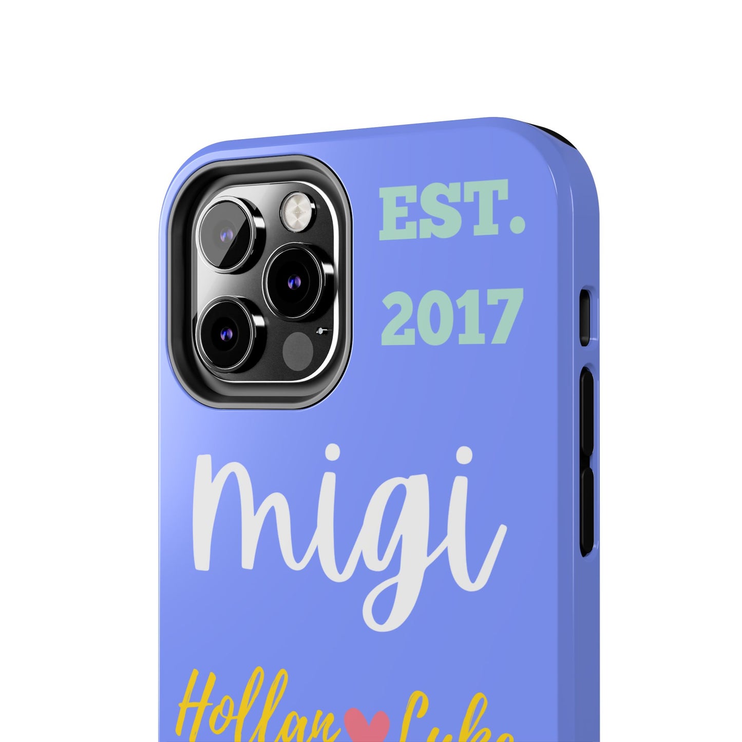 Personalized Tough Phone Case - EST. 2017 with Custom Names