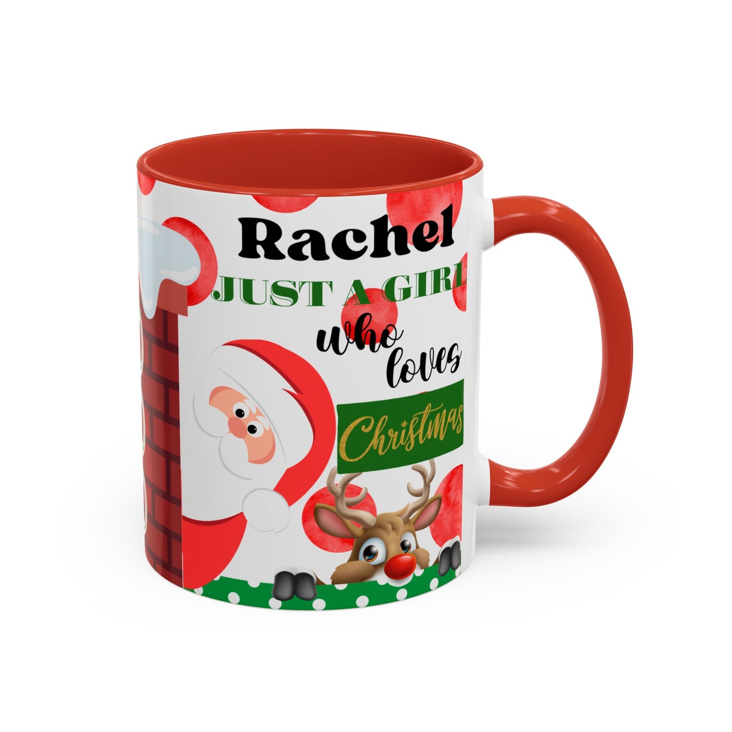 Personalized Christmas Coffee Mug - Perfect for Christmas; Just a Girl Who Loves Christmas