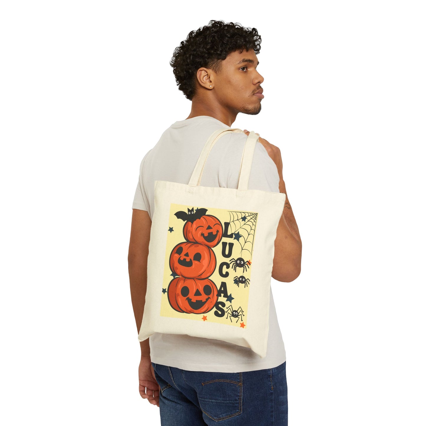 Personalized Halloween Pumpkins Tote Bag