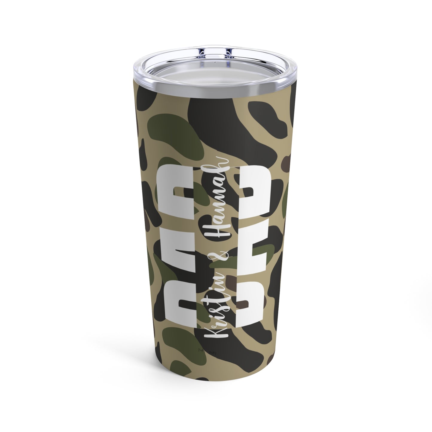 Customized Tumbler, Gift for Dad, Father's Day, 20oz Tumbler with Lid, Personalized Gift, Gift For Him, Camouflage, Hunter, Outdoorsman Gift