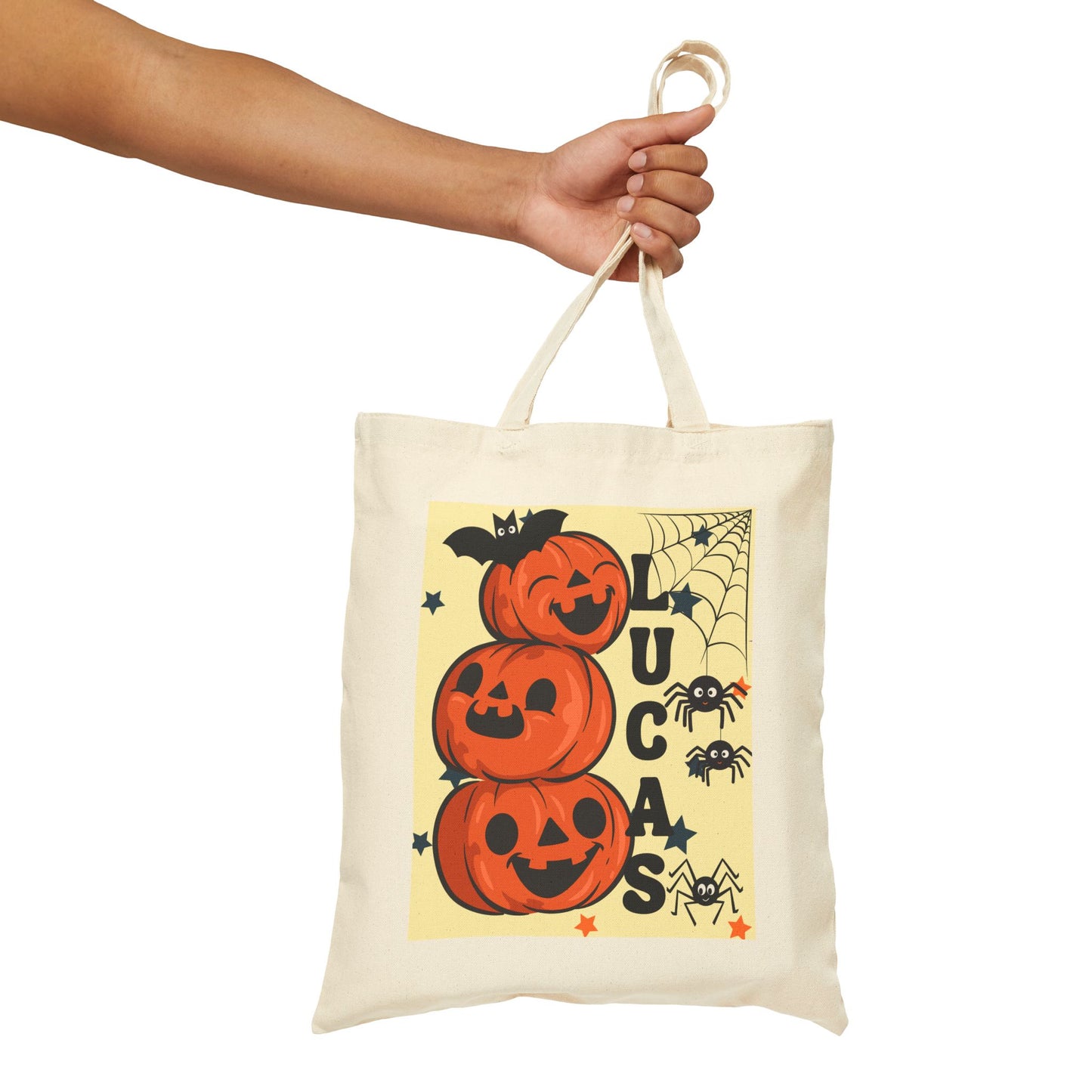 Personalized Halloween Pumpkins Tote Bag