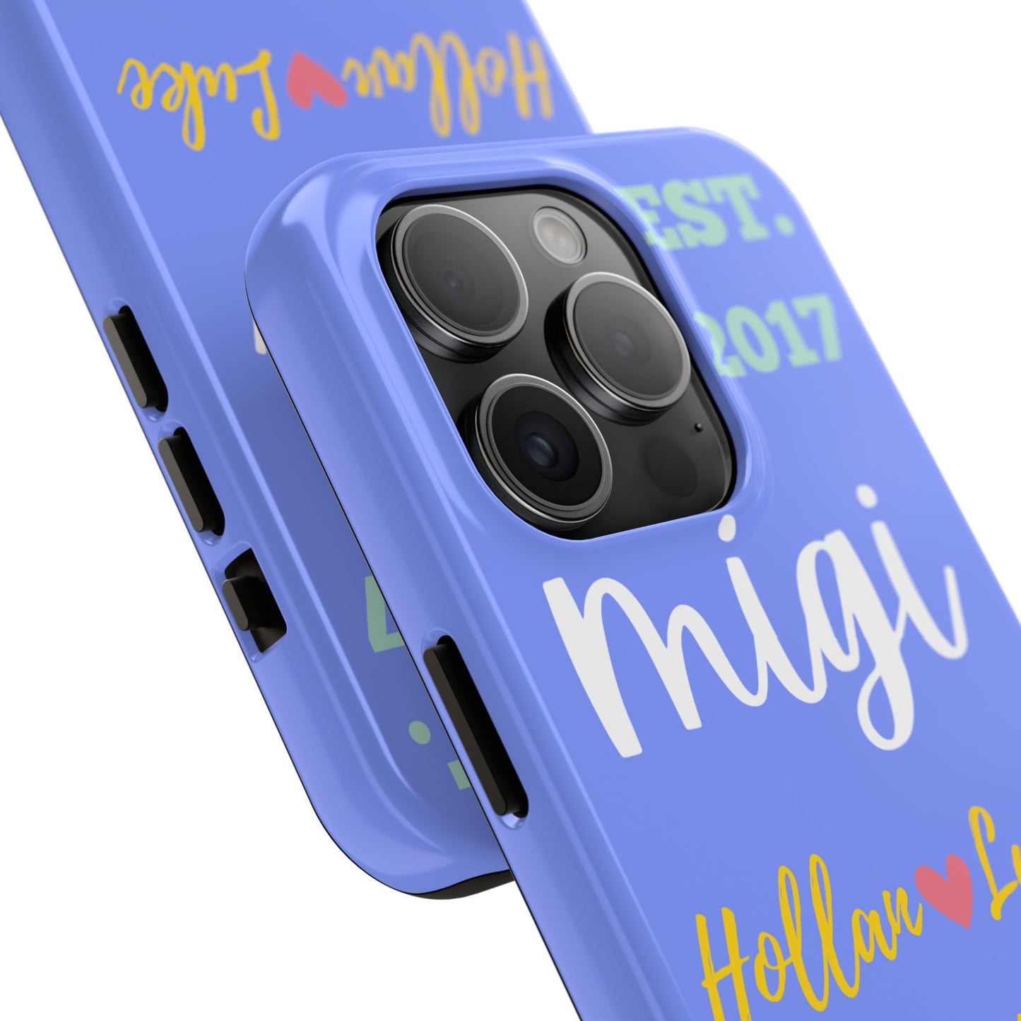 Personalized Tough Phone Case - EST. 2017 with Custom Names