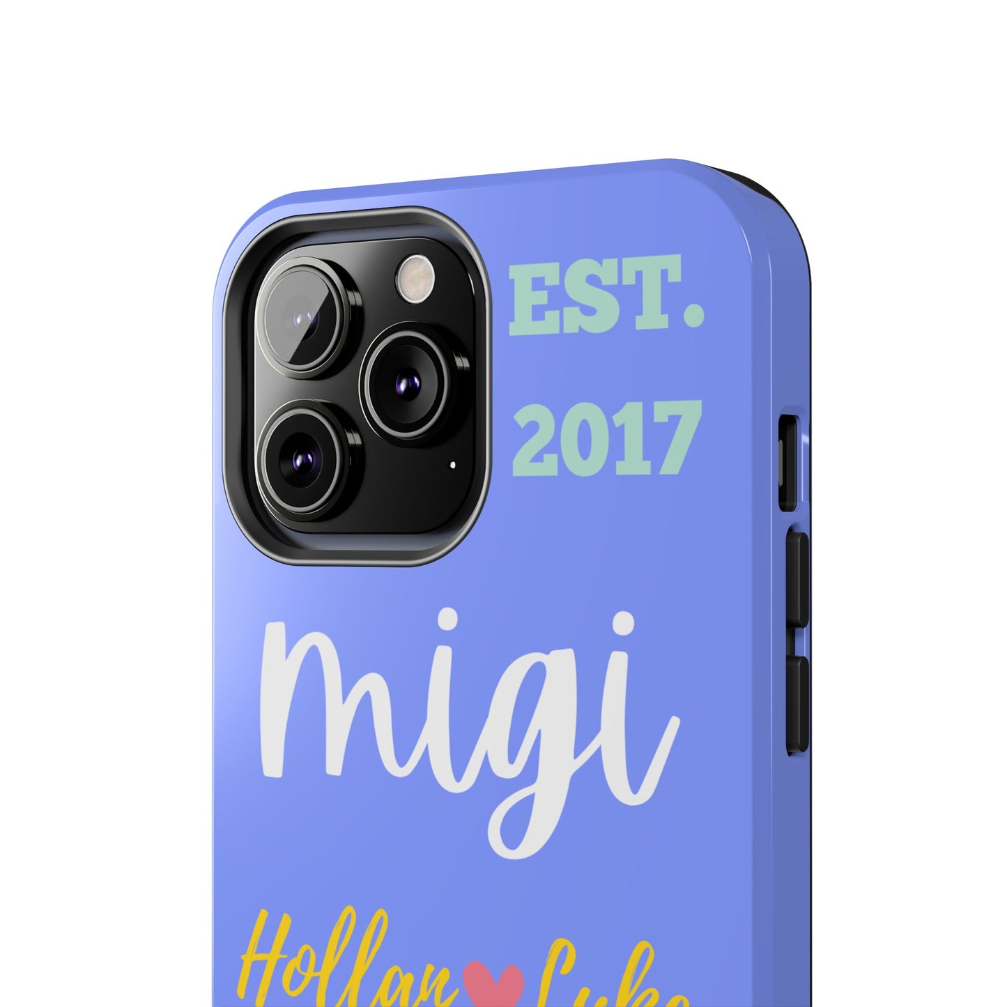 Personalized Tough Phone Case - EST. 2017 with Custom Names