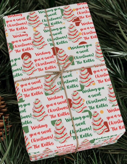 Customized Holiday Wrapping Paper, Festive Gift Wrap for Christmas, Eco-Friendly Gift Wrap, Merry Christmas Design, Seasonal Wrapping Papers