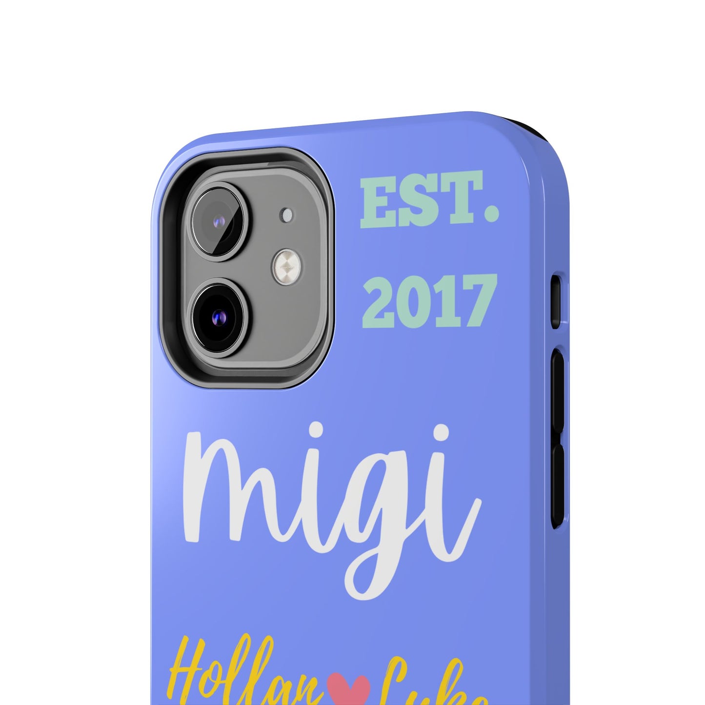 Personalized Tough Phone Case - EST. 2017 with Custom Names