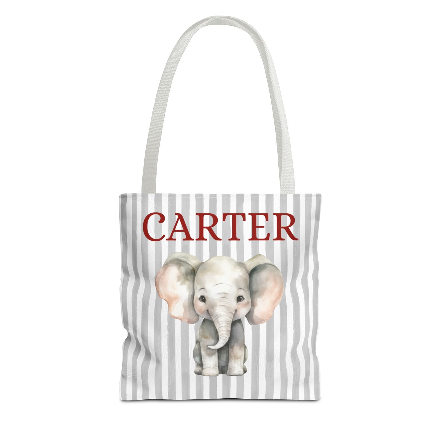 Personalized Elephant Tote Bag - Customizable Carter Design - Cute & Stylish for All Occasions