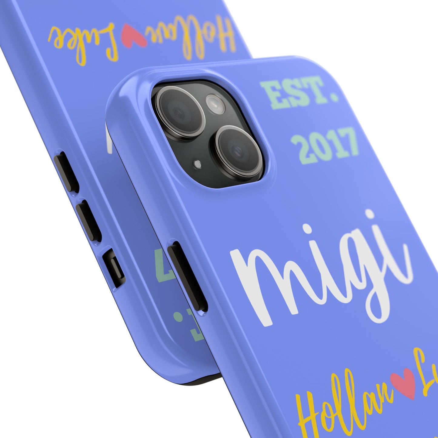 Personalized Tough Phone Case - EST. 2017 with Custom Names