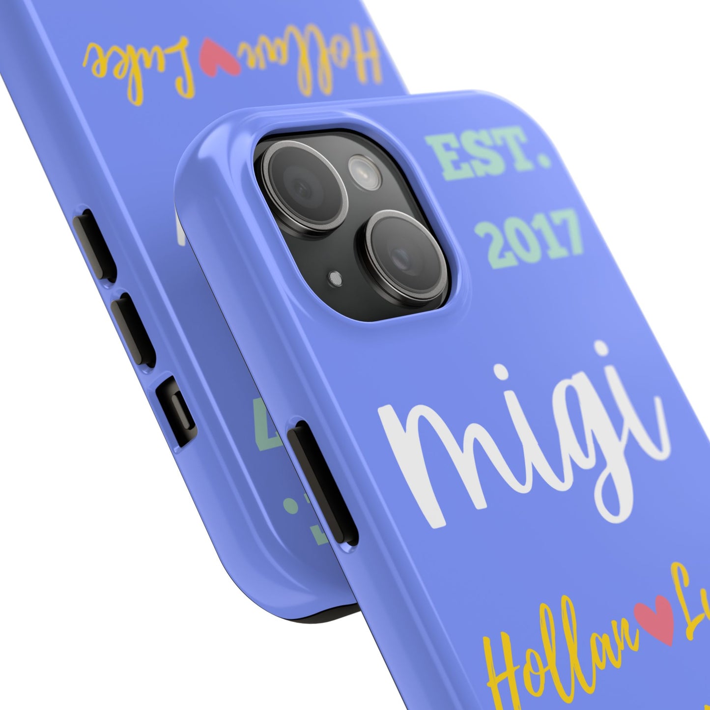 Personalized Tough Phone Case - EST. 2017 with Custom Names