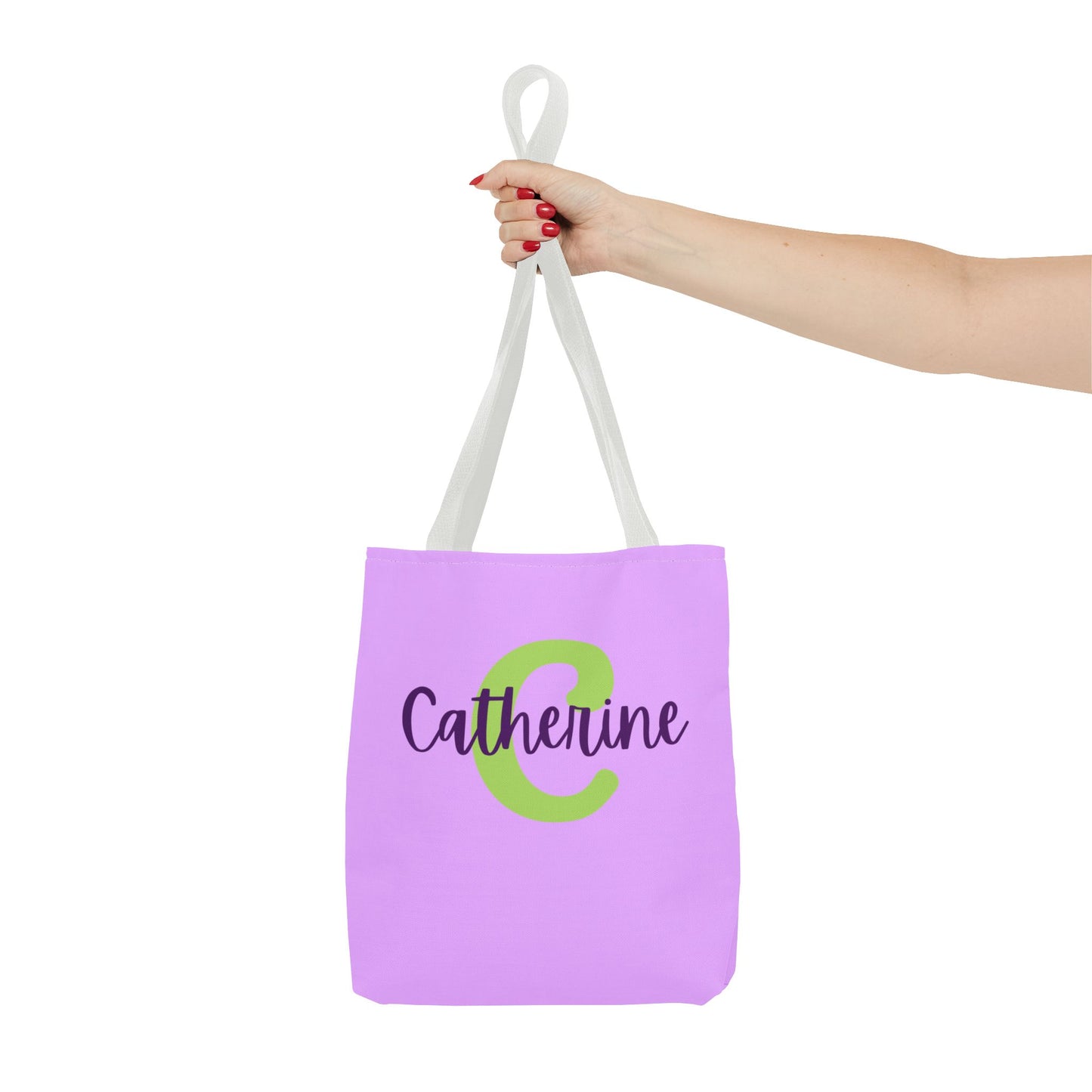 Personalized Tote Bag for Catherine - Stylish & Versatile Purple Carryall