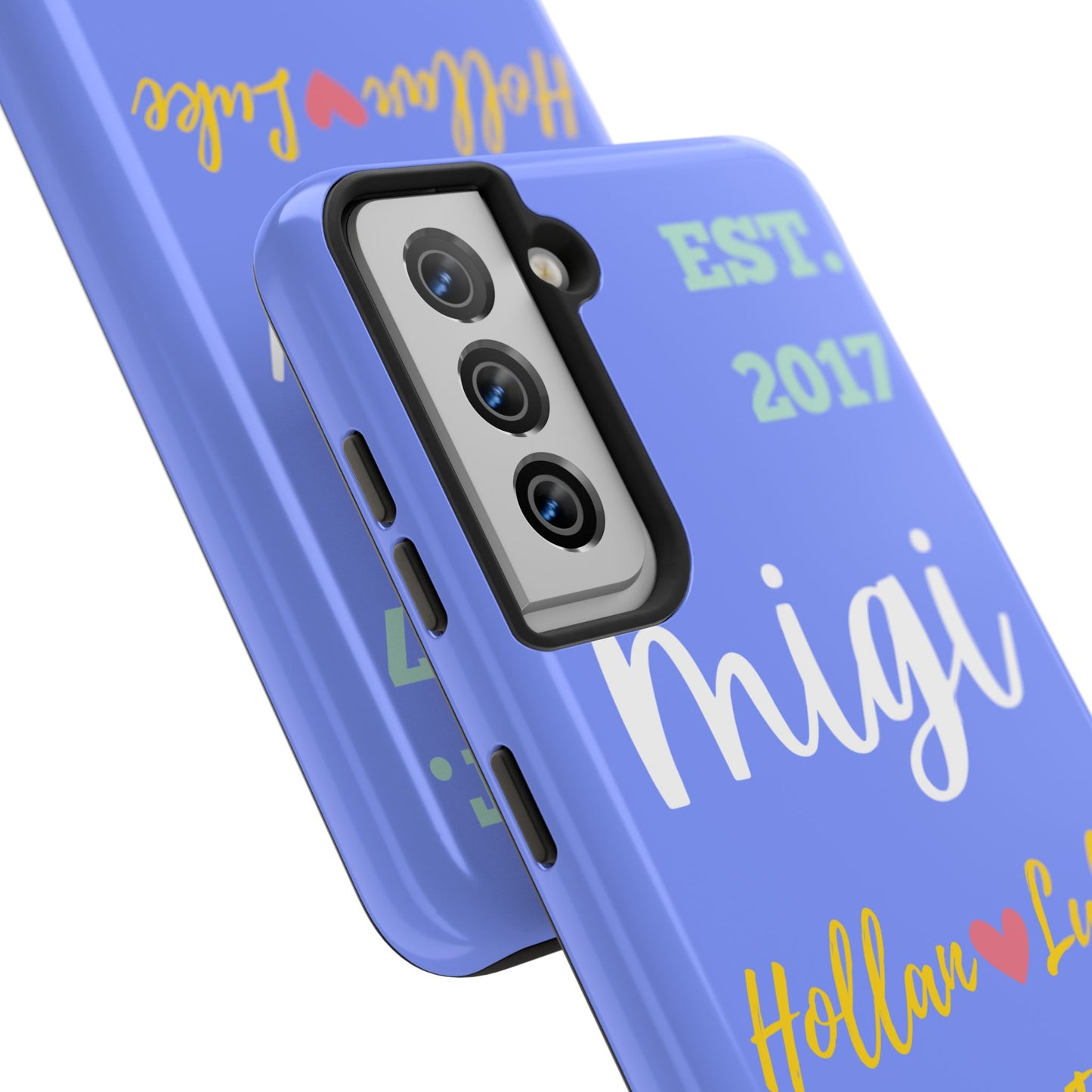 Personalized Tough Phone Case - EST. 2017 with Custom Names