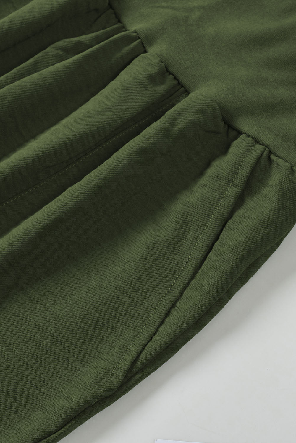 Green Pocketed Casual Joggers