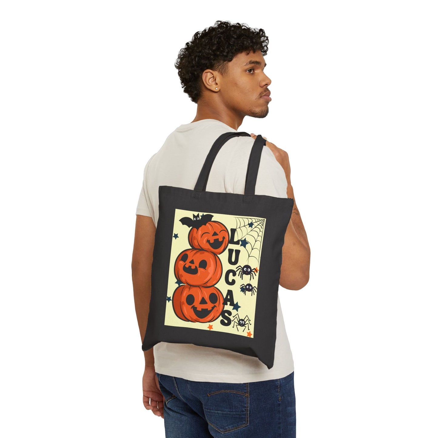 Personalized Halloween Pumpkins Tote Bag