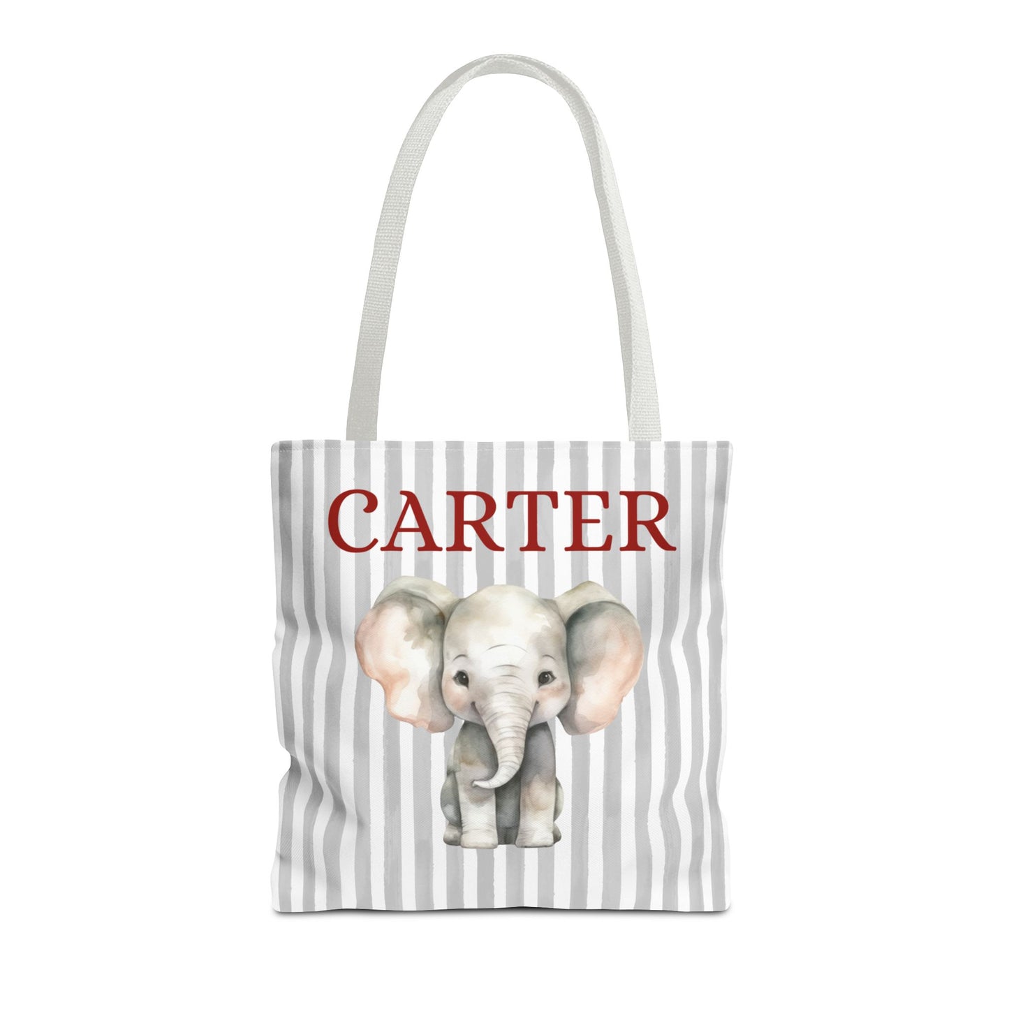 Personalized Elephant Tote Bag - Customizable Carter Design - Cute & Stylish for All Occasions