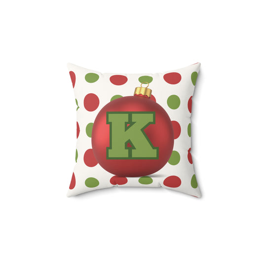 Personalized Holiday Ornament Pillow – Cozy Christmas Decor