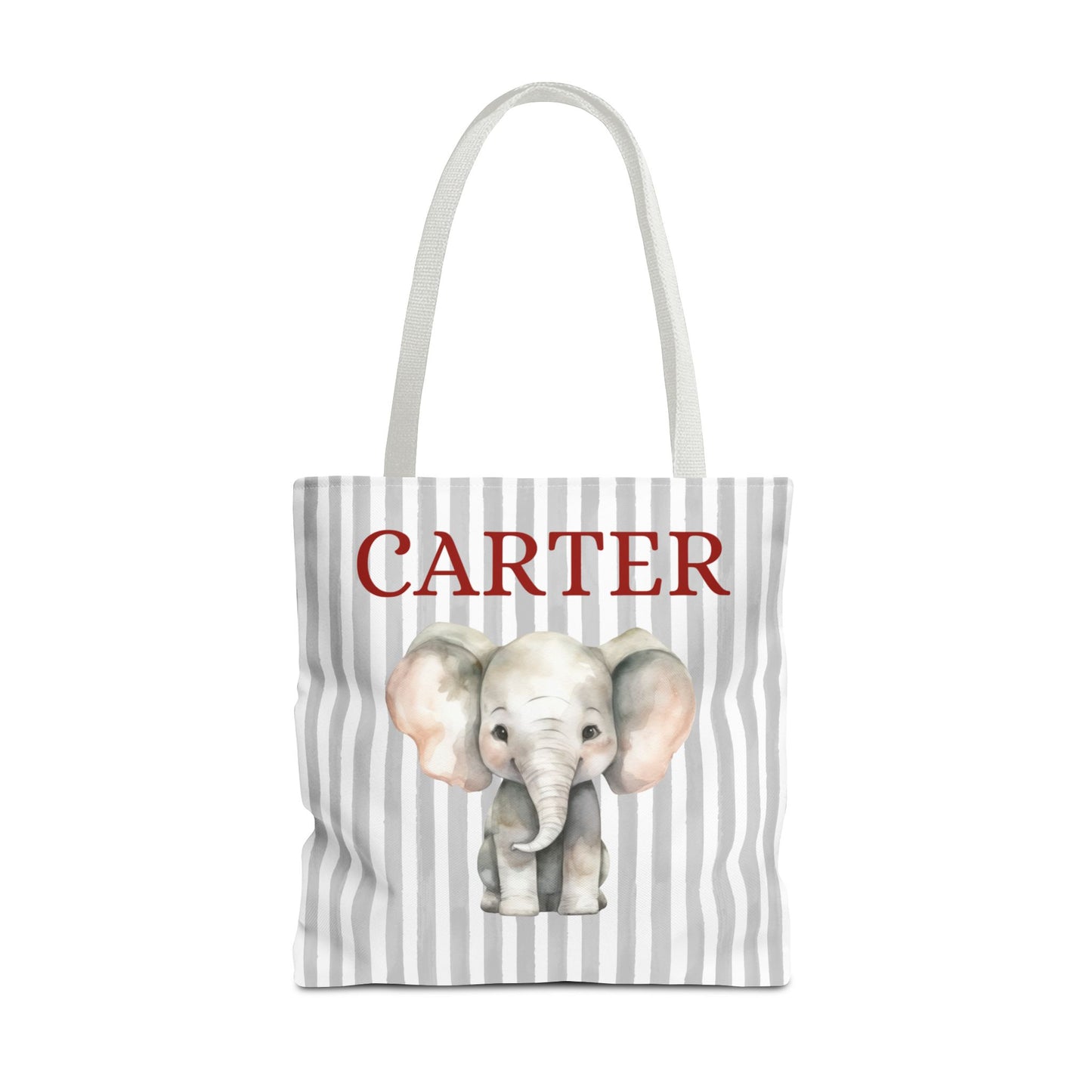 Personalized Elephant Tote Bag - Customizable Carter Design - Cute & Stylish for All Occasions